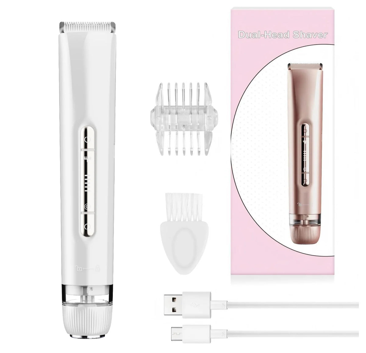 Electric Bikini Trimmer and Lady Shaver Painless Hair Remover
