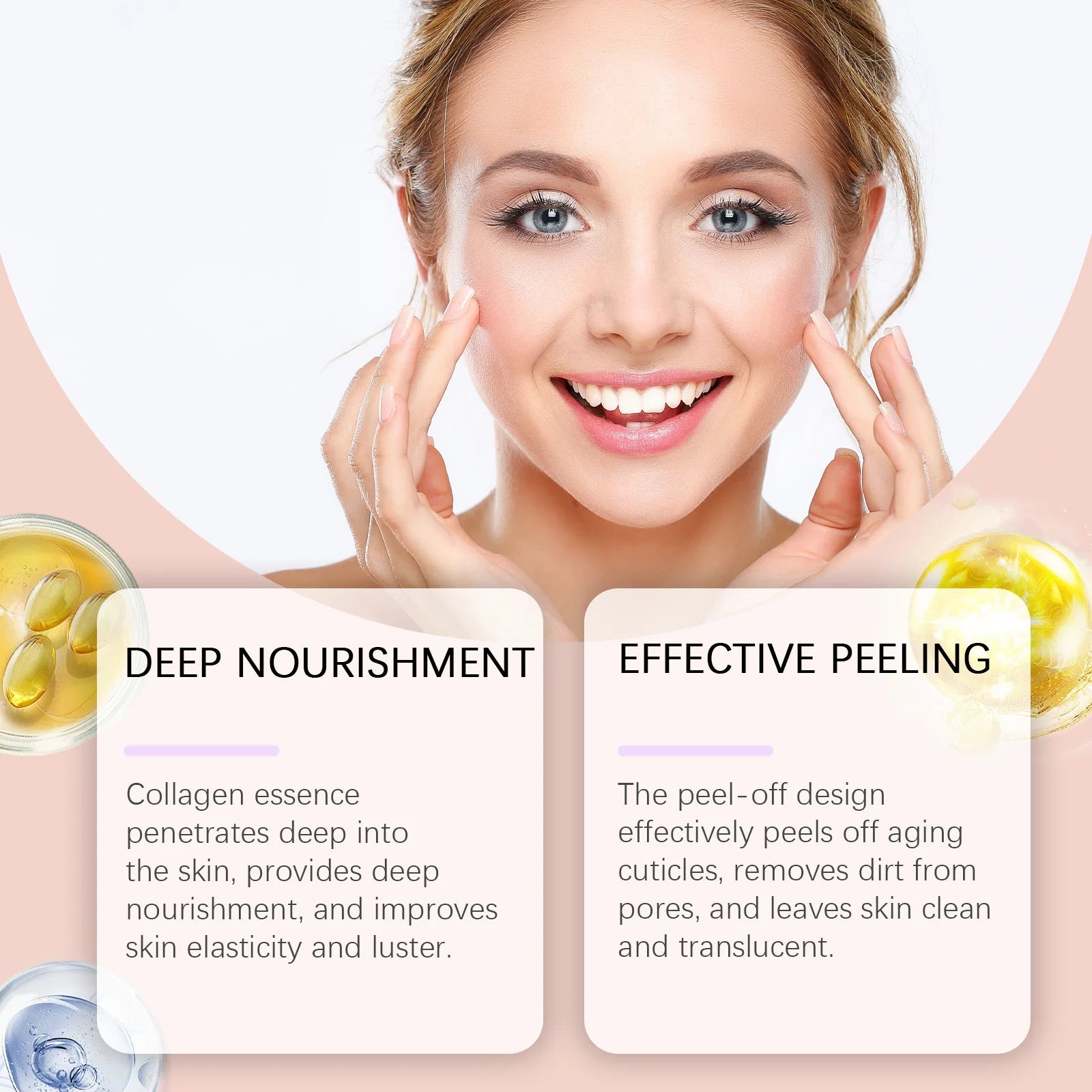 Collagen Night Wrapping Mask Peel Off Sleeping Facial Treatment - 8