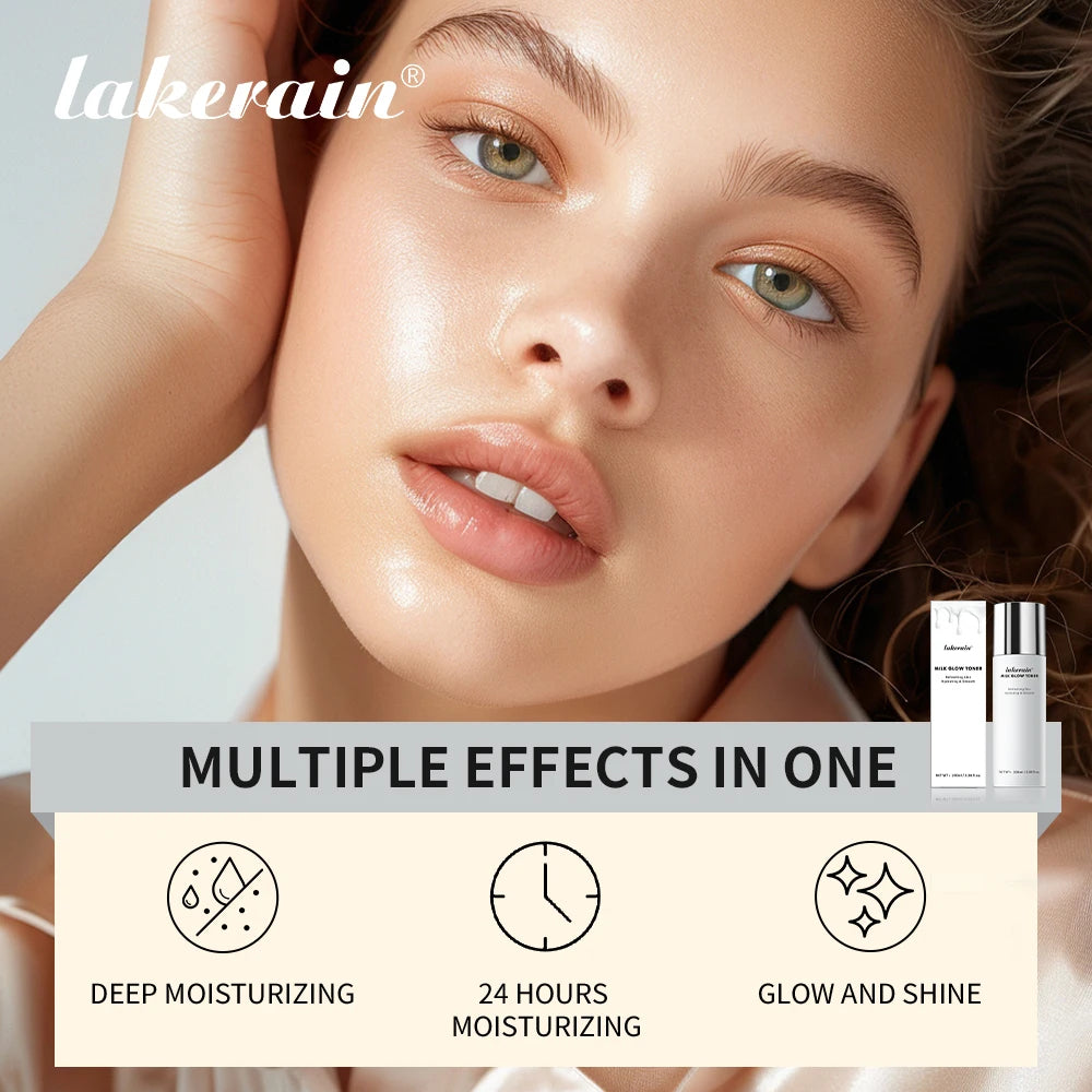 Milk Glow Toner Hydrating Facial Essence for Brightening Skin