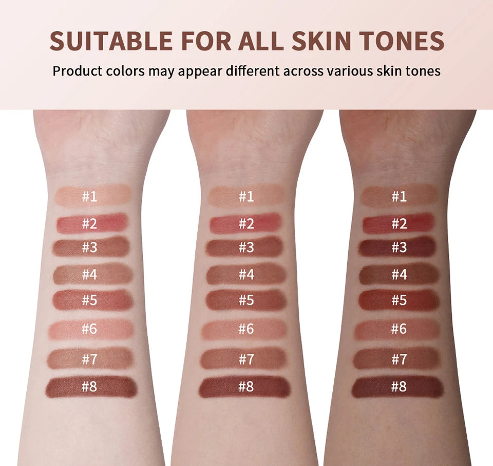 2 in 1 Lip Powder Cream and Cheek Blush Tint Waterproof Makeup