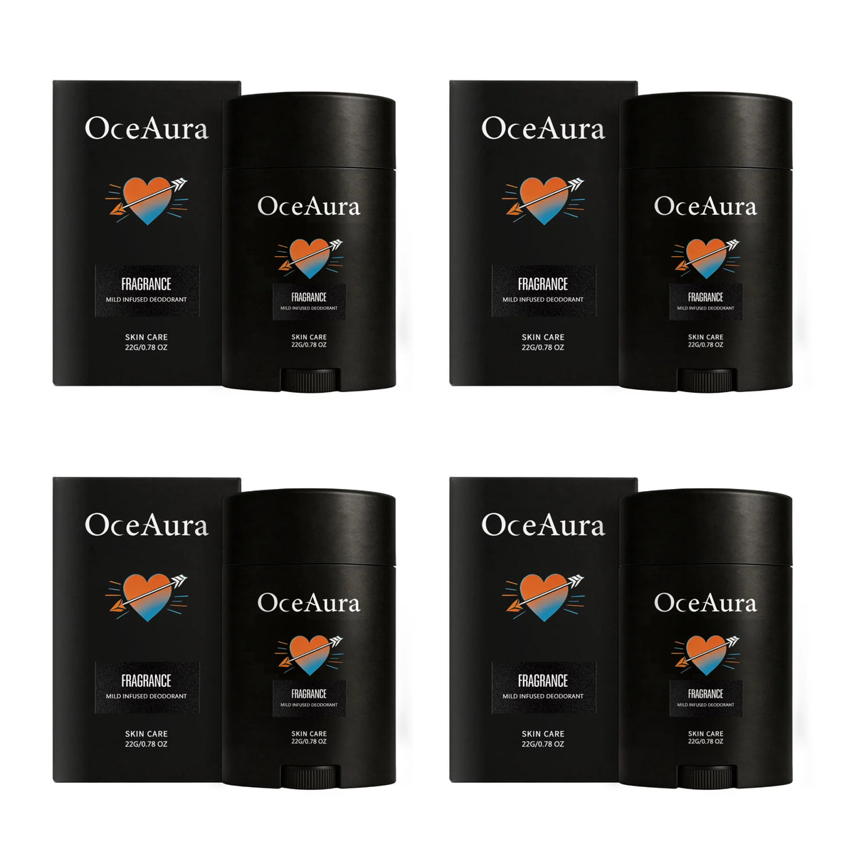 Mens Deodorant Stick Natural Underarm Antiperspirant Fresh Scent