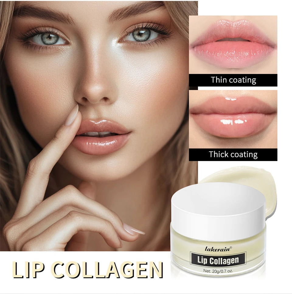 Collagen Lip Mask and Moisturizing Lip Treatment