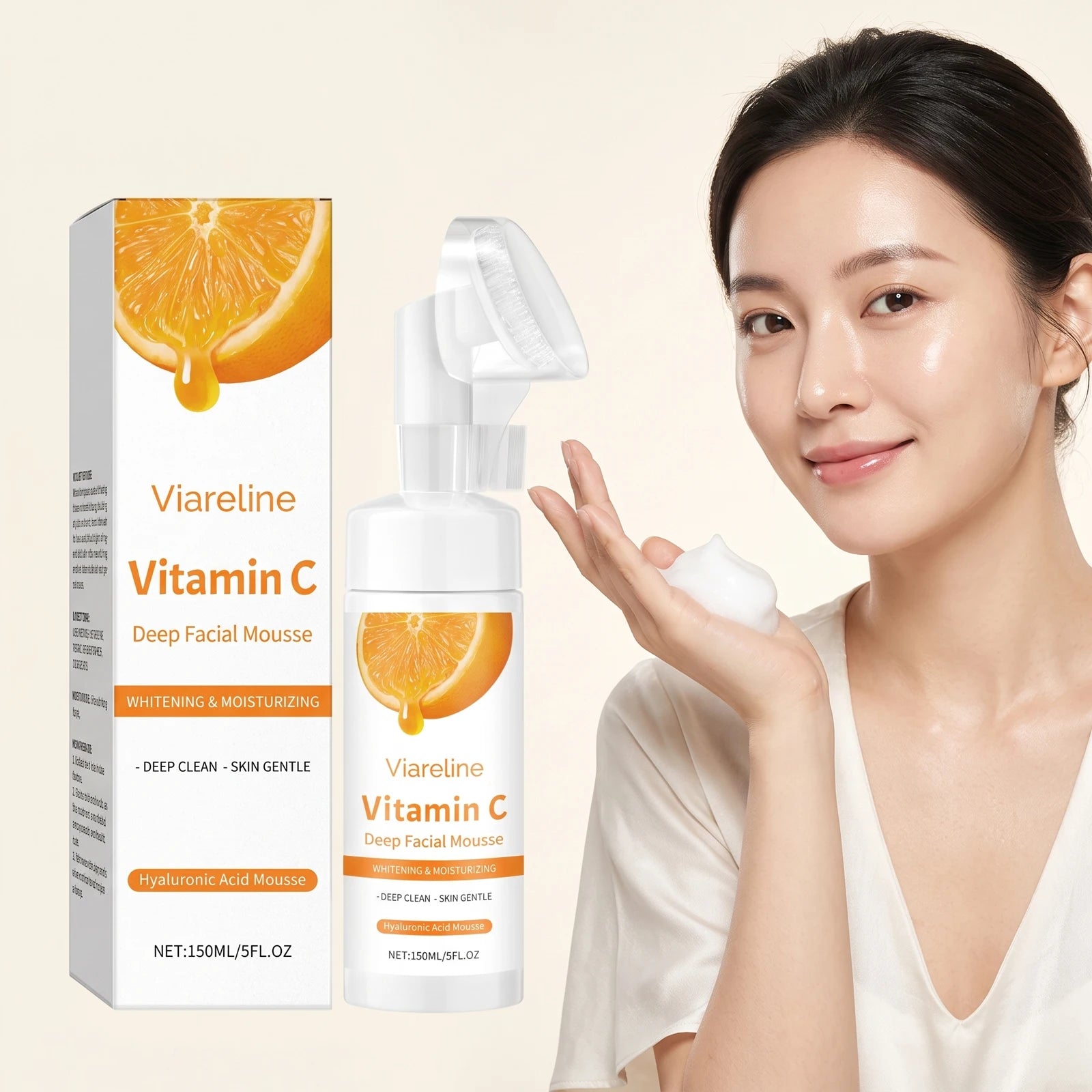Vitamin C Facial Cleanser and Foaming Face Wash - 2
