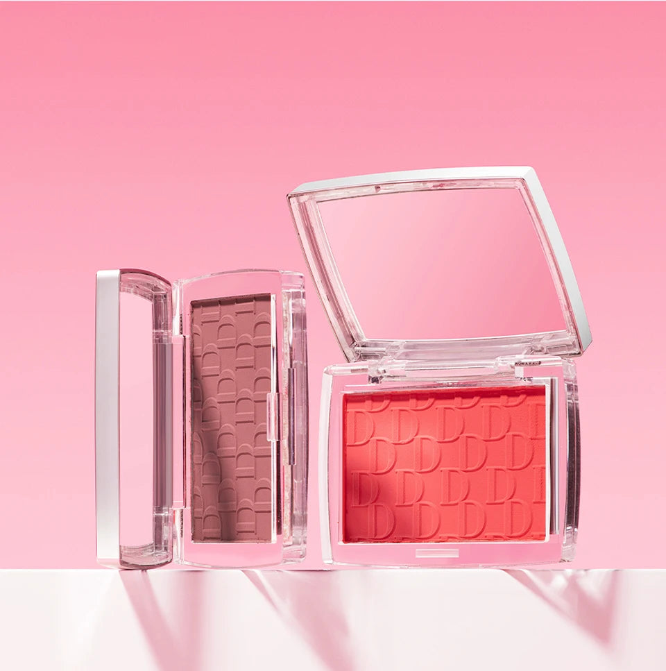 Embossed Blush Palette Matte Face Powder Cheek Makeup - 19