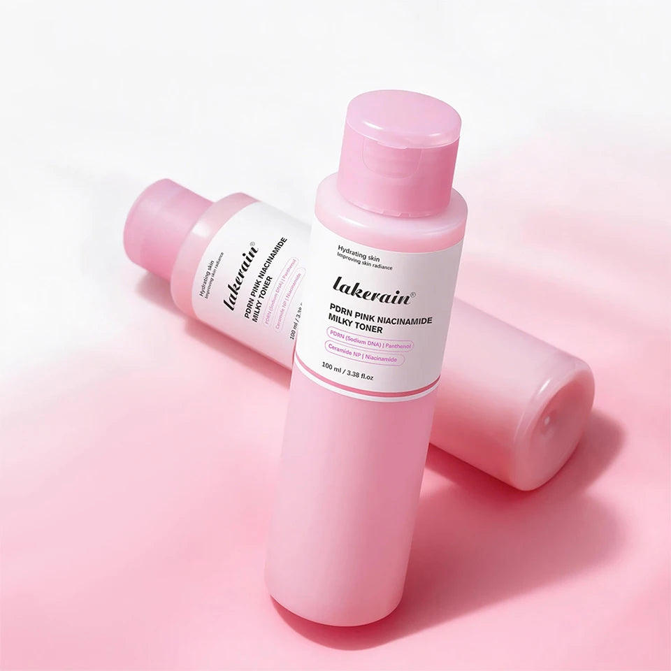 PDRN Niacinamide Toner Pink Milky Facial Lotion for Glowing Skin - 19