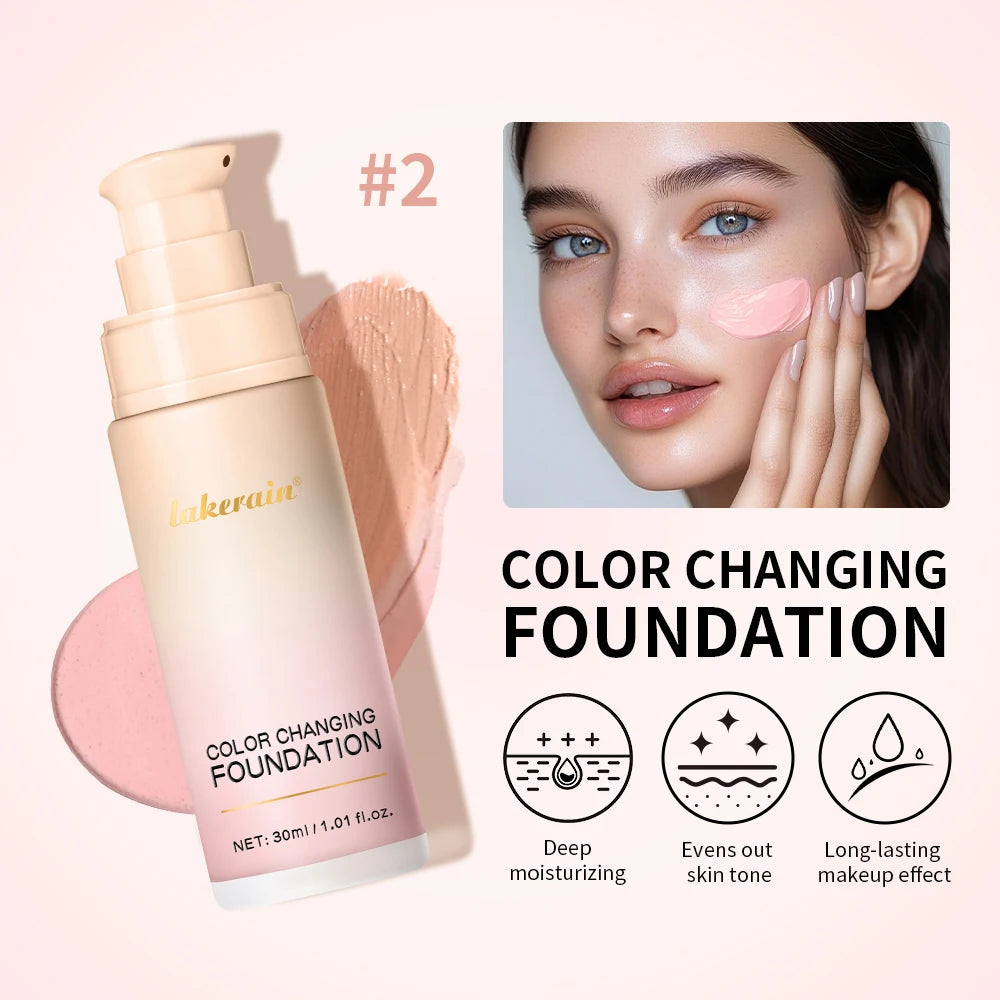 Color Changing Foundation Liquid Concealer Makeup - 2