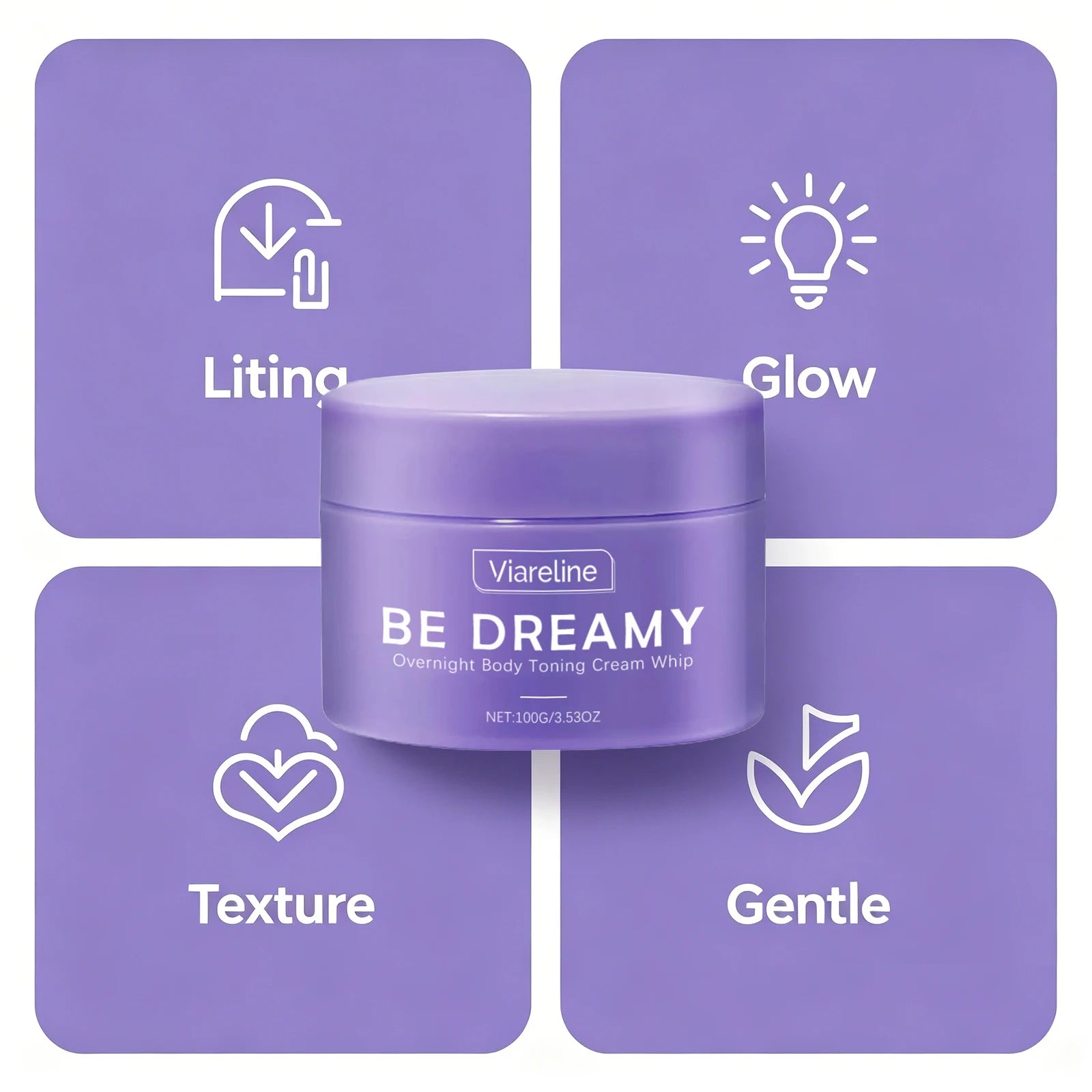 Firming Body Cream and Toning Sculpting Lotion for Smooth Skin - 5