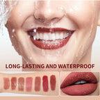 Strawberry Lip Mud Matte Velvet Lipstick Long Lasting Lip Cream