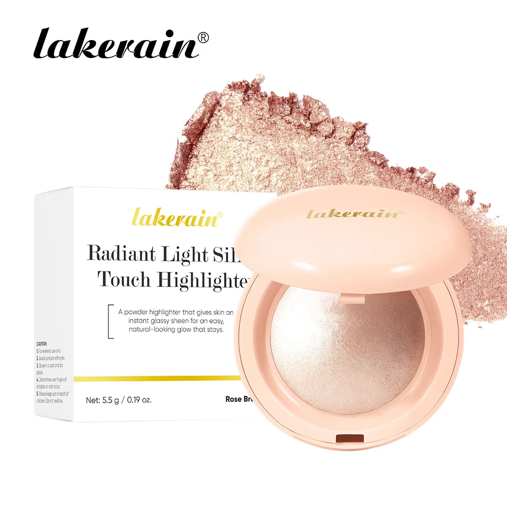 Baked Highlighter Powder Illuminator Face Glow Makeup - 19