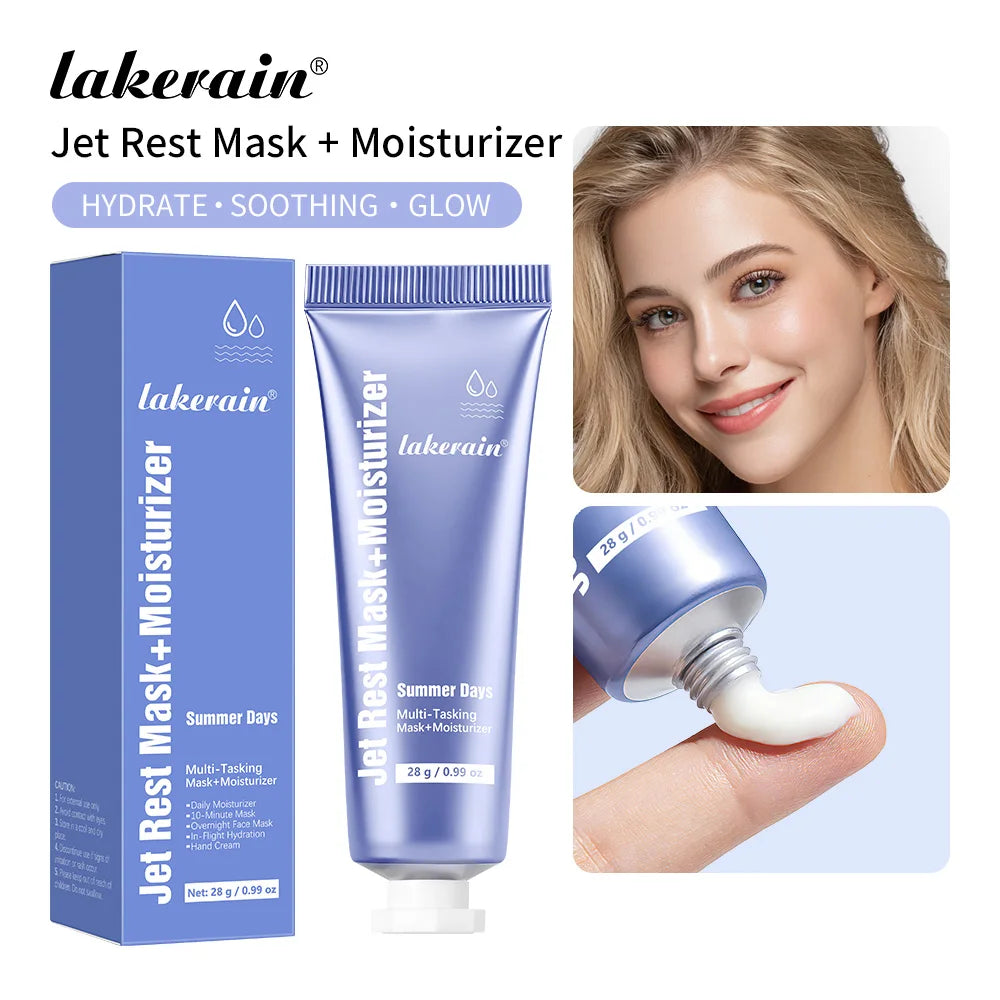 2 in 1 Face Moisturizer and Hydrating Overnight Mask Skin Care Cream