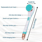 Electric Bath Brush Rechargeable Body Scrubber Shower Spin Brush