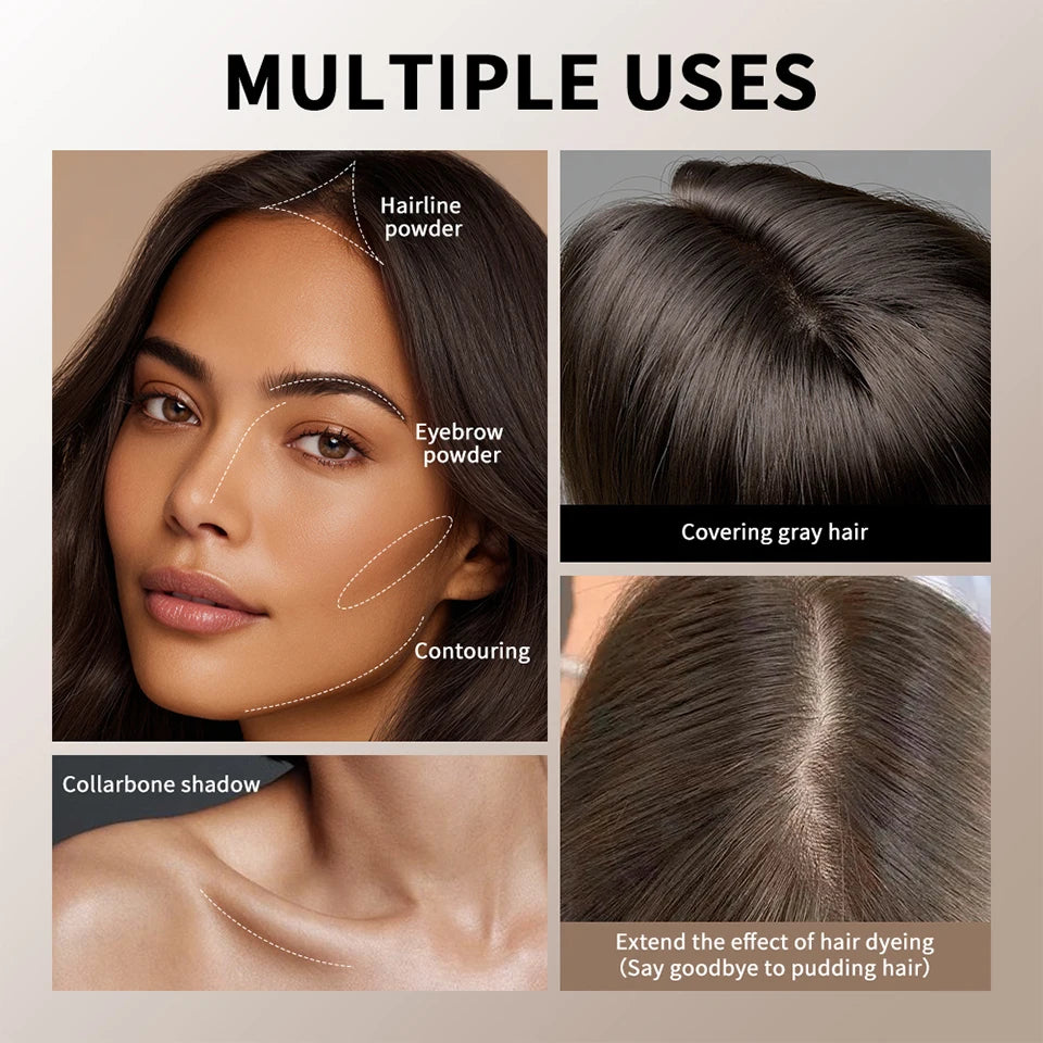Hair Root Cover Up Powder and Hairline Shadow Concealer - 13