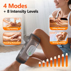 Cordless Leg Massager Calf Air Compression Wrap with Heat