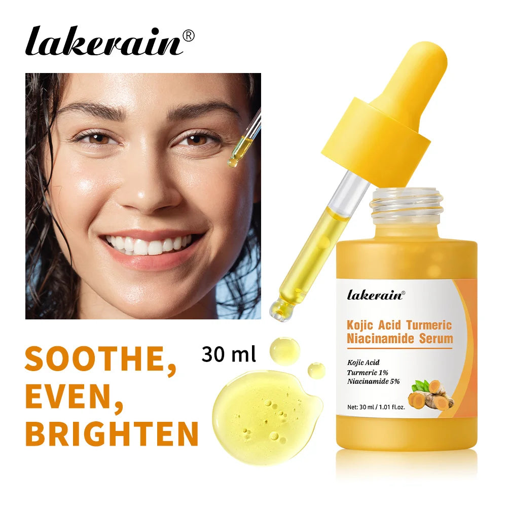 Kojic Acid Turmeric Serum Face Brightening Essence