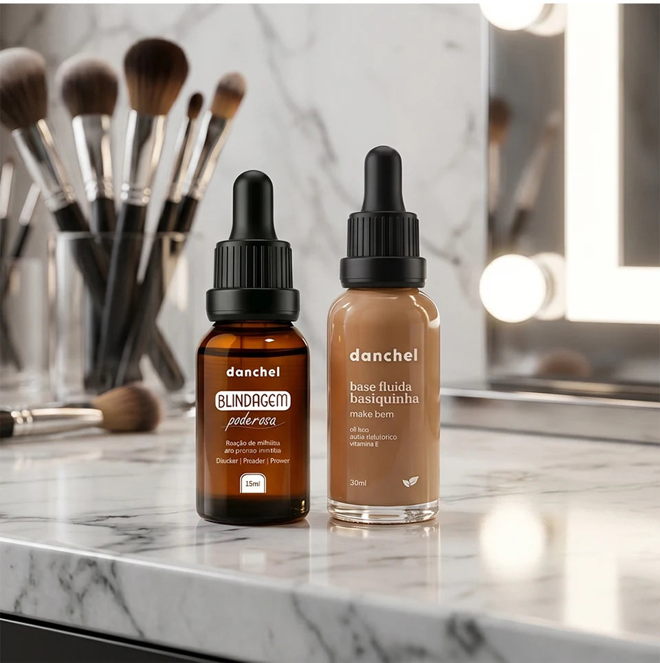 Liquid Foundation and Primer Set Long Lasting Makeup Base
