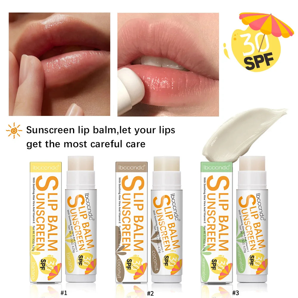 Sunscreen Lip Balm SPF30 Moisturizing UV Protection Chapstick