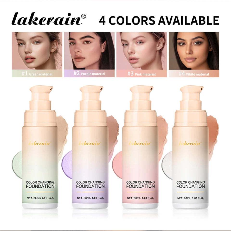 Color Changing Foundation Liquid Makeup Base Face Primer