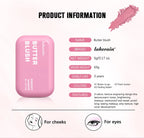Butter Blush Palette Long Lasting Cream Cheek Makeup