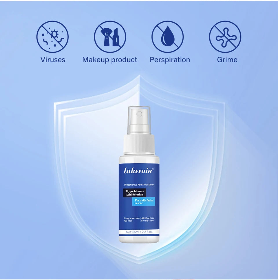 Hypochlorous Acid Facial Spray Skin Toner for Acne and Redness