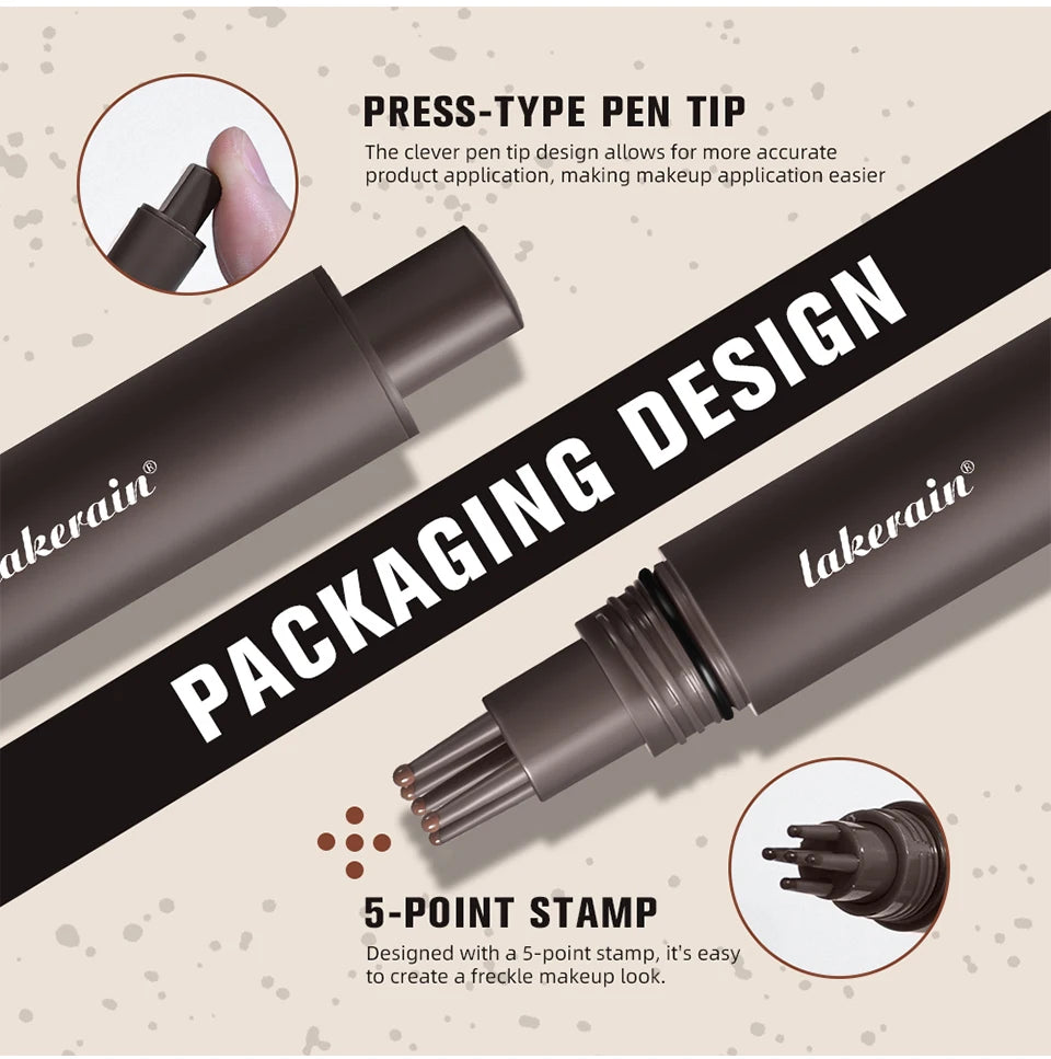 Freckle Stamp Makeup Pen Fake Freckle Marker for Natural Look