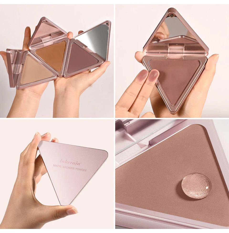 Matte Bronzer Powder Face Contouring Makeup - 14