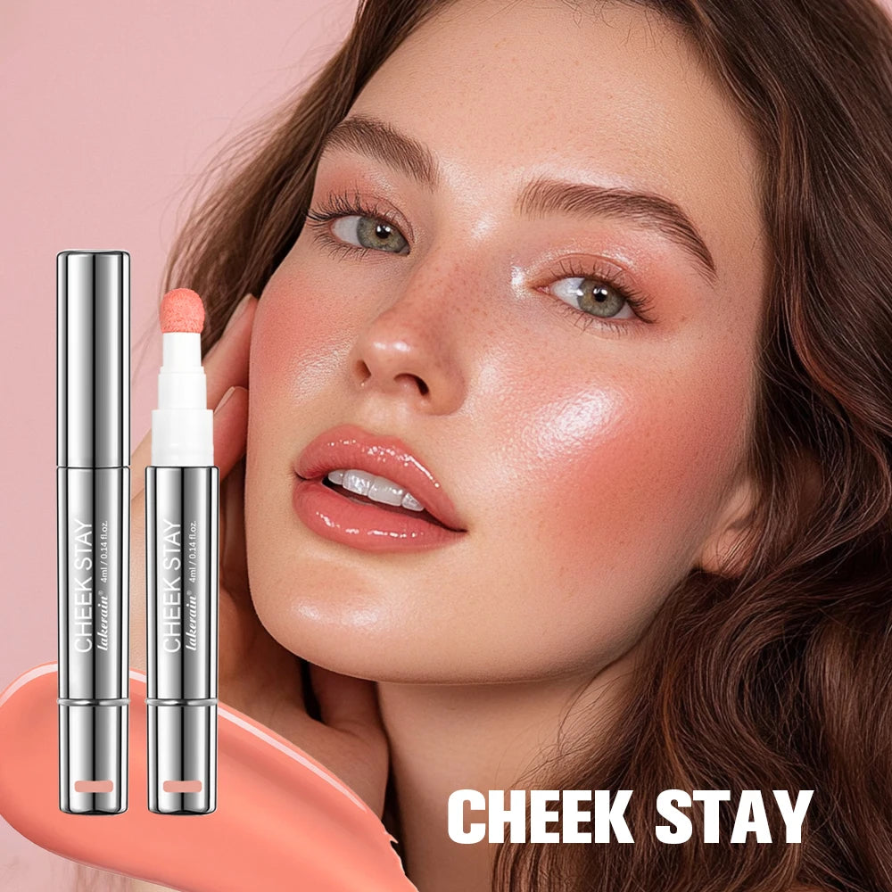 Liquid Blush Stick Sponge Tip Face Makeup Blusher