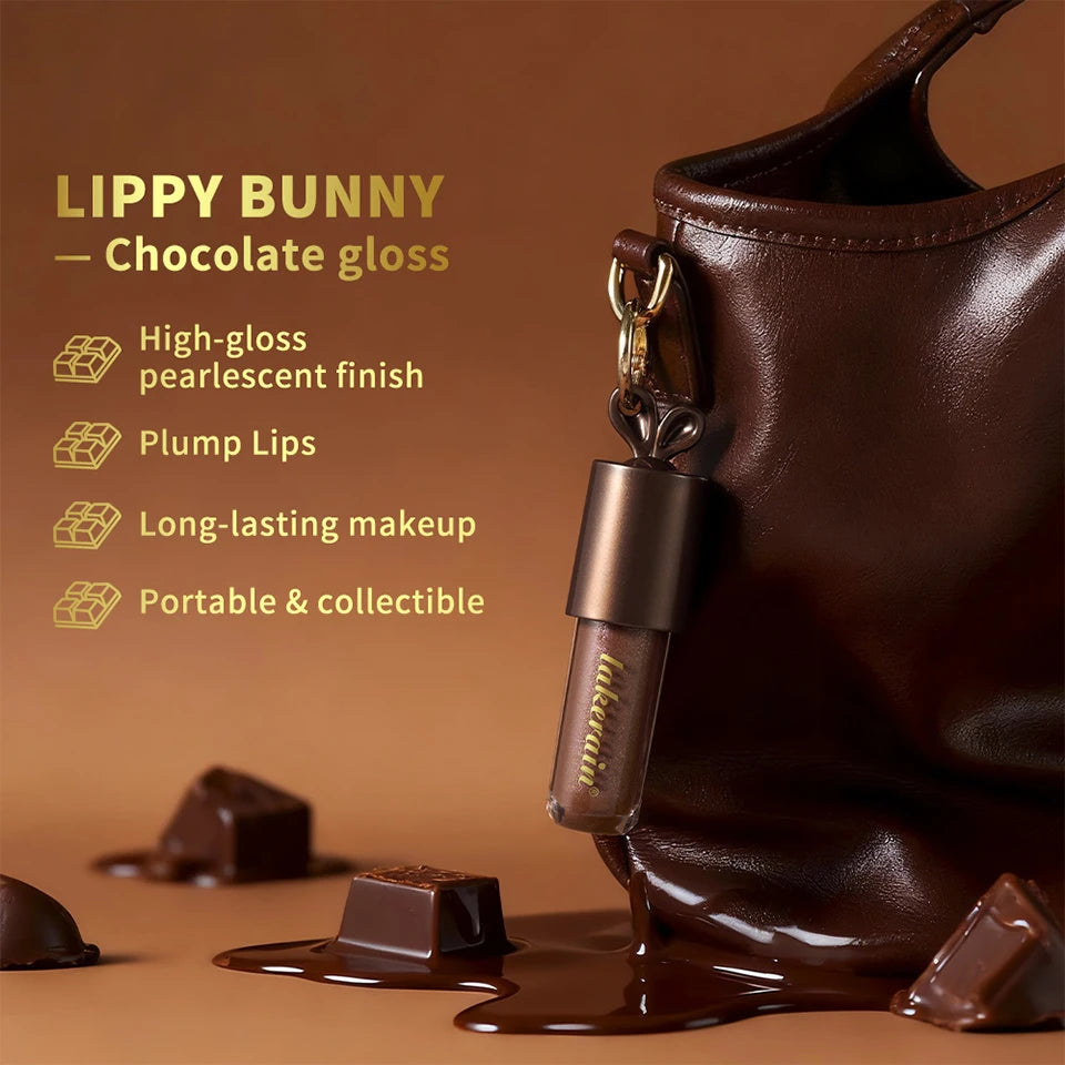 Honey Chocolate Lip Glaze and Moisturizing Lip Gloss Set - 22