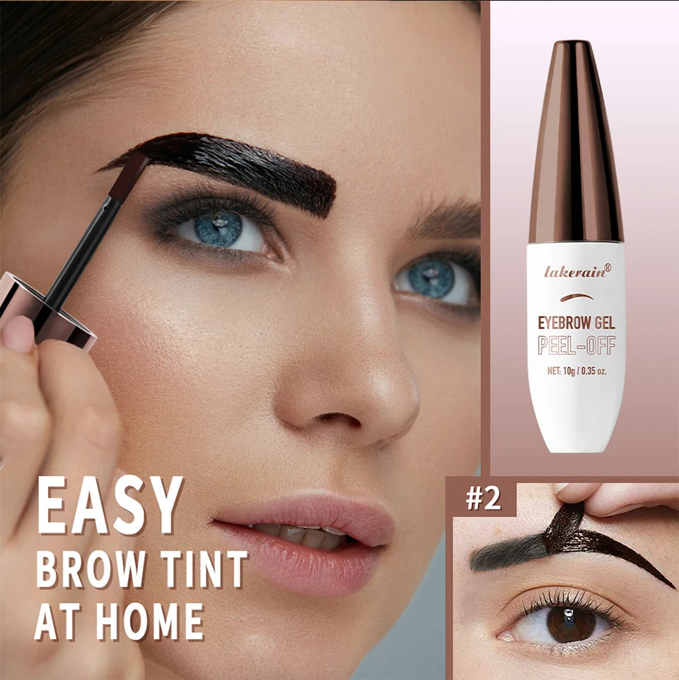 Peel Off Eyebrow Gel Waterproof Brow Tint Tattoo Cream