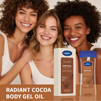 Cocoa Body Oil Gel Hydrating Moisturizer for Glowing Skin