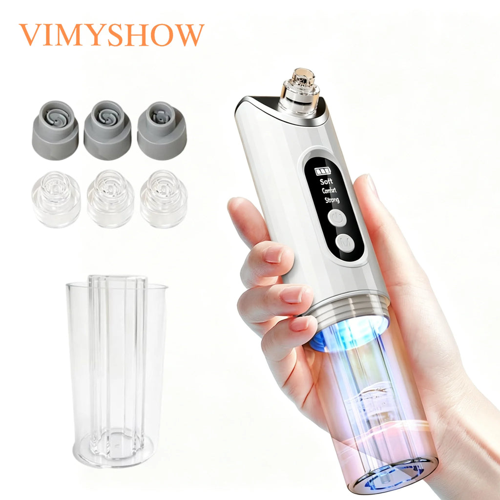 Pore Vacuum Blackhead Remover and Facial Cleansing Suction Tool