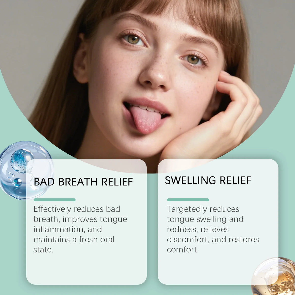 Tongue Repair Spray Oral Breath Freshener