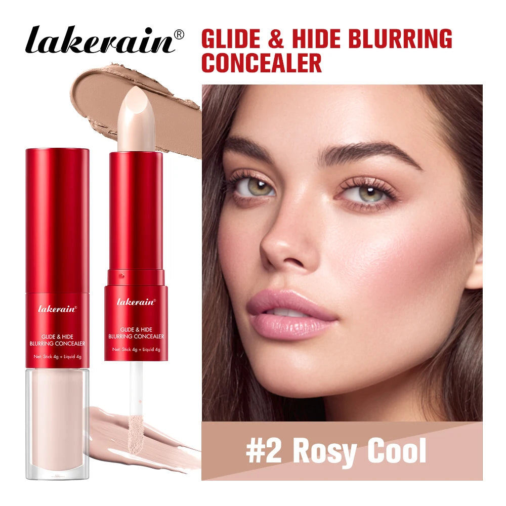 2 in 1 Blurring Concealer and Full Coverage Foundation Makeup