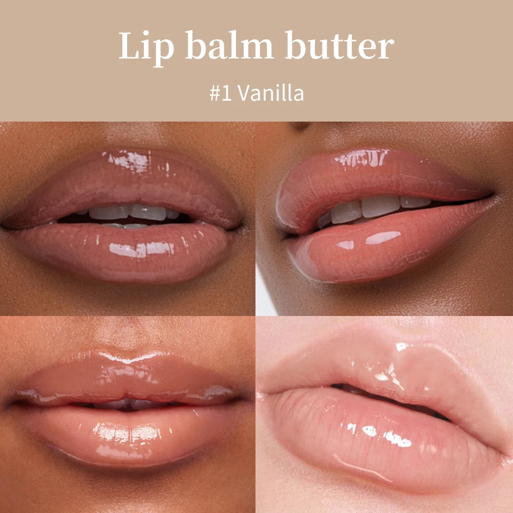 Hydrating Lip Balm Butter Moisturizing Lip Glow Oil