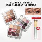 9 Color Eyeshadow Palette Matte Shimmer Makeup Pigmented Eye Shadow Kit