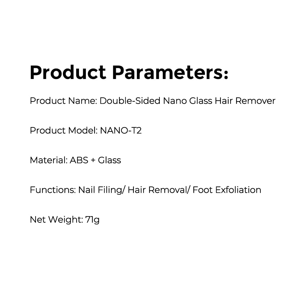 Nano Glass Hair Remover and Crystal Epilator for Painless Exfoliation
