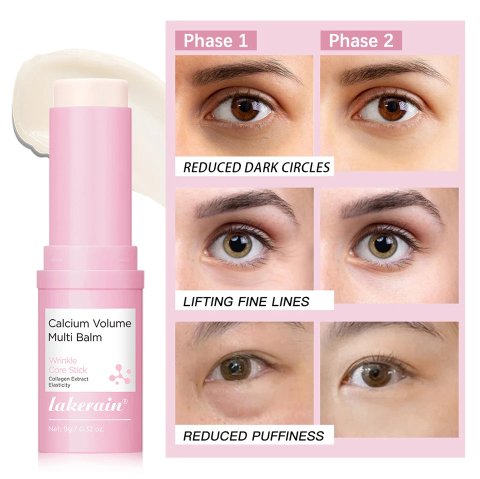 Calcium Volume Multi Balm Eye Wrinkle Stick Moisturizing Serum Bar - 11