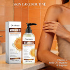 Turmeric Vitamin C Body Oil Brightening Glow Moisturizing Skin Serum