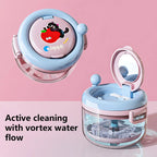 Denture Cleaning Case and Retainer Soaking Container