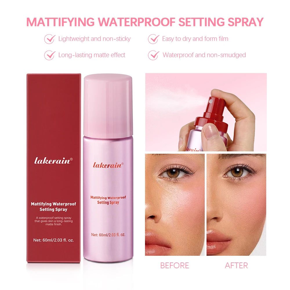 Mattifying Setting Spray Long Lasting Makeup Finishing Mist