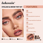 Eyelash and Brow Tint Kit Professional Eyebrow Dyeing Set