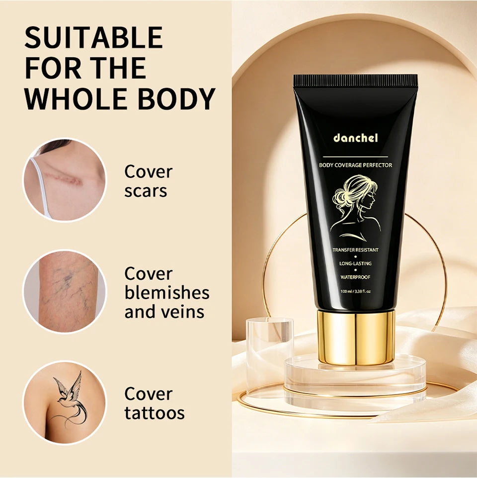 Waterproof Body Concealer and Tattoo Cover Up Foundation Cream