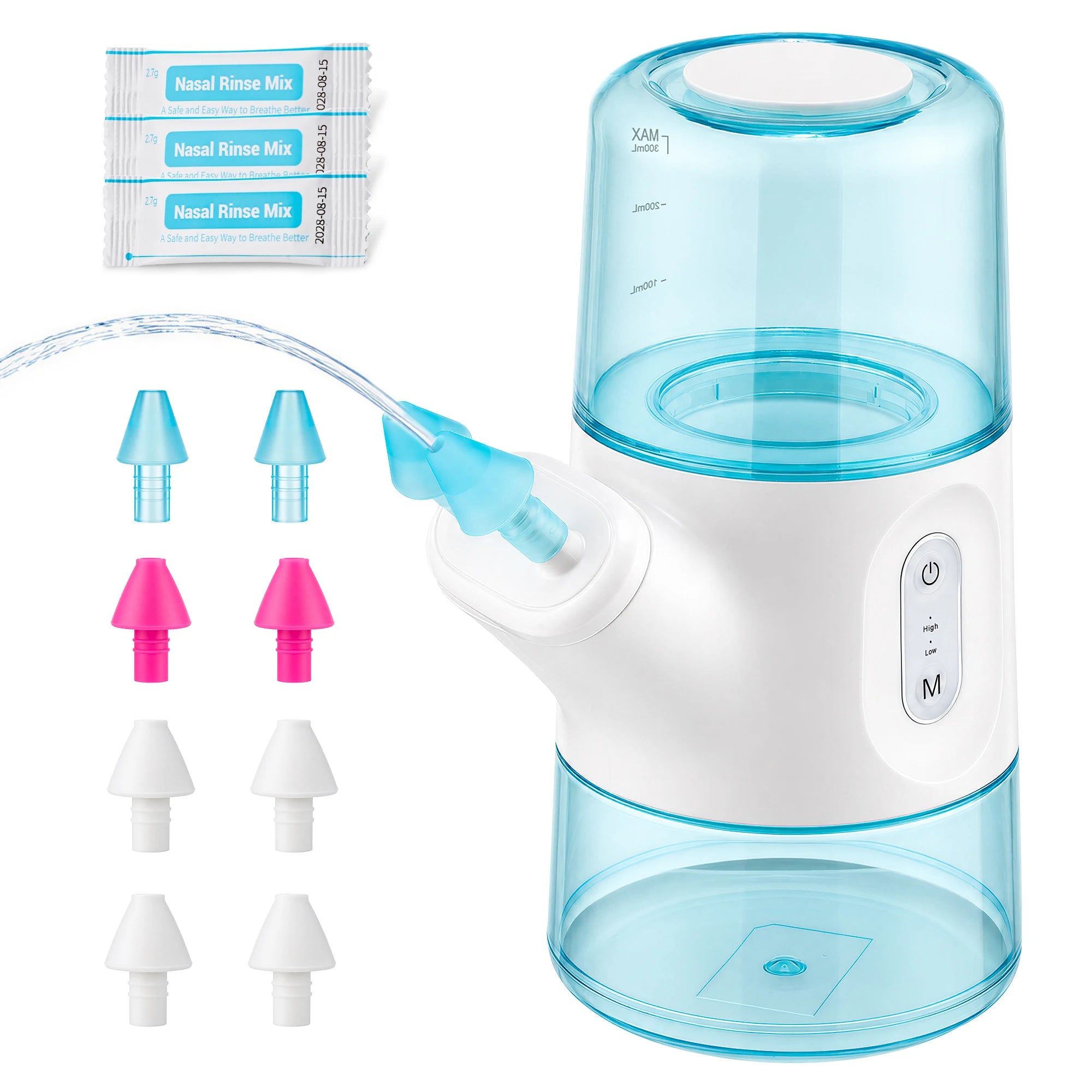 Electric Nasal Irrigator and Sinus Rinse Nasal Cleaner - 1