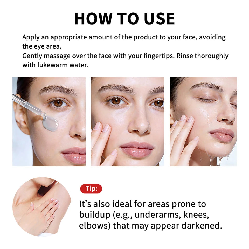 Rice Exfoliating Essence Face Peeling Serum for Brightening Skin