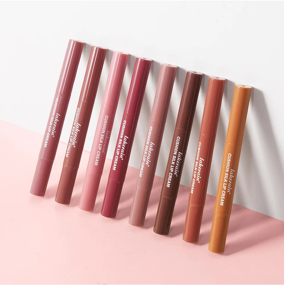 2 in 1 Air Cushion Lip Cream and Blush Waterproof Matte Lip Tint