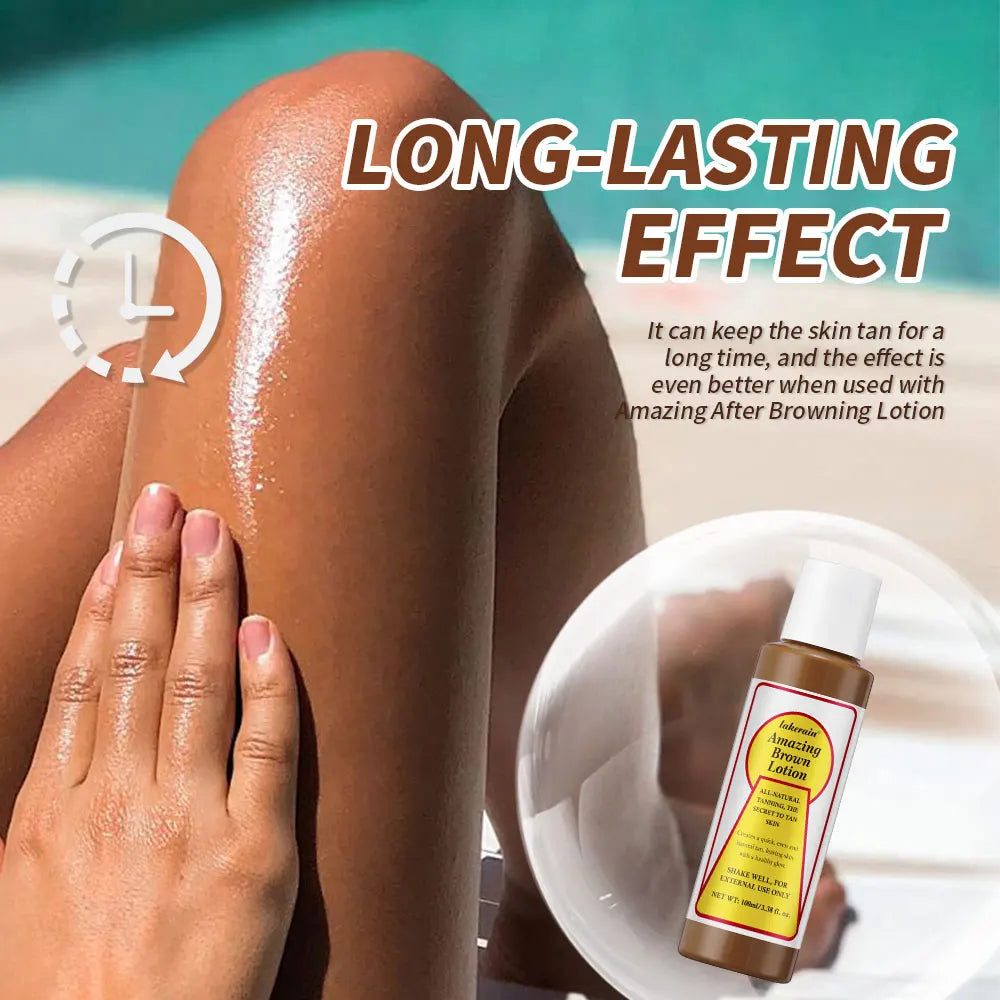 Amazing Brown Tanning Lotion Self Tanner Body Bronzer