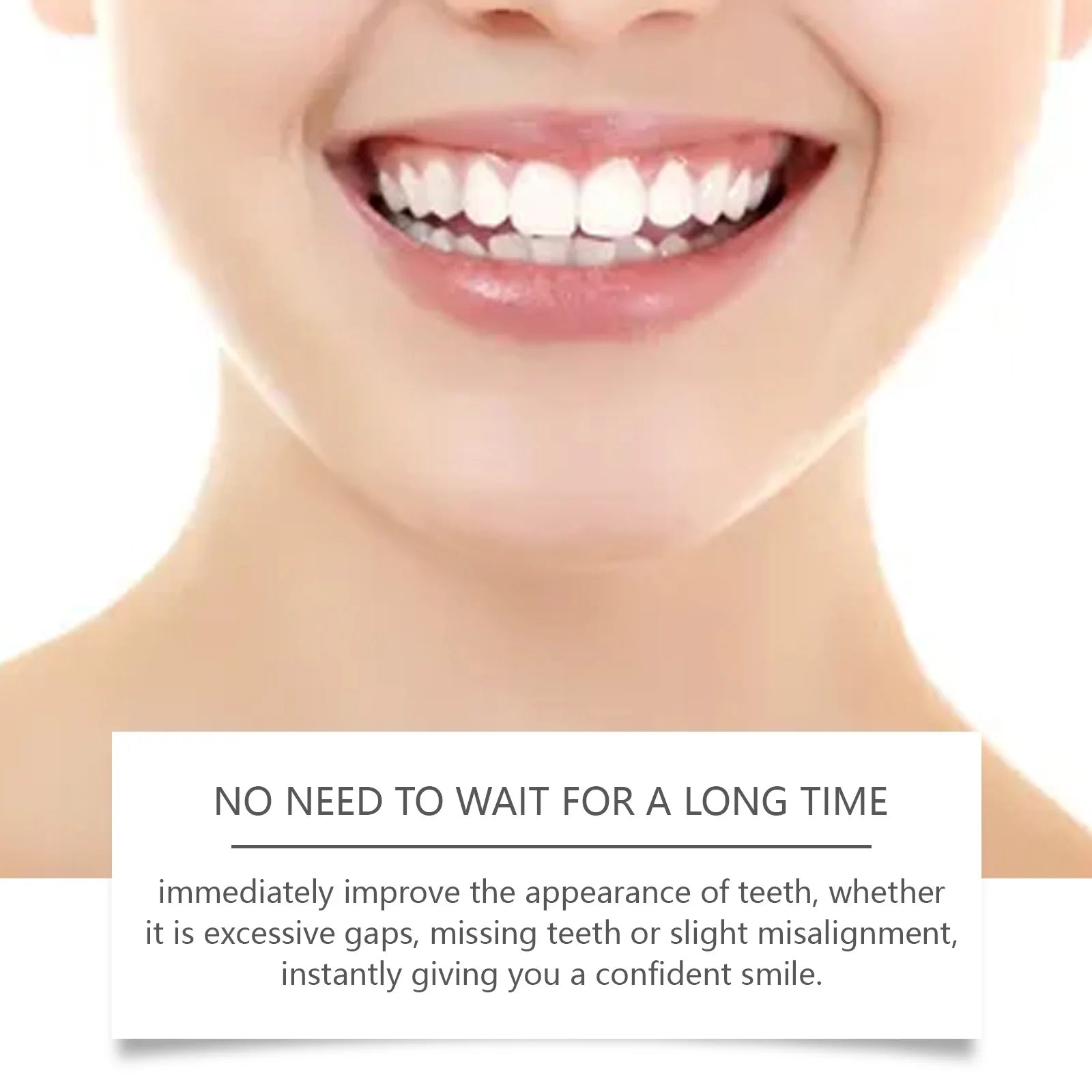 Adjustable Snap On Dentures Temporary Veneers for Missing Teeth - 13