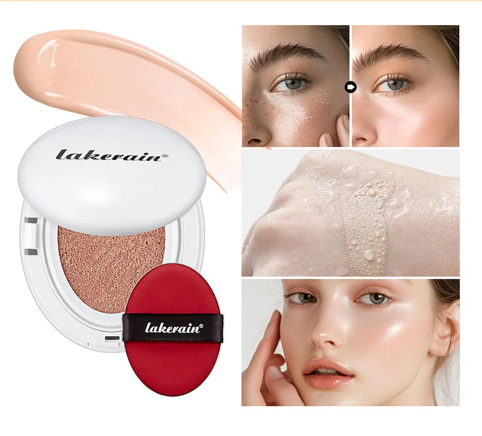 Glow Cream Cushion Foundation Dewy Luminous Face Makeup