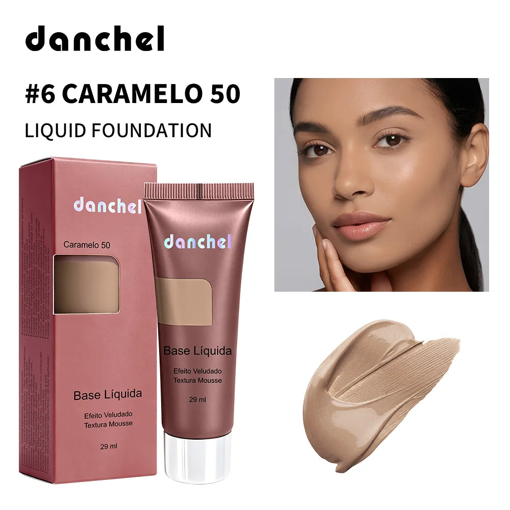 Liquid Foundation Long Lasting Face Makeup Base Matte Velvet Coverage