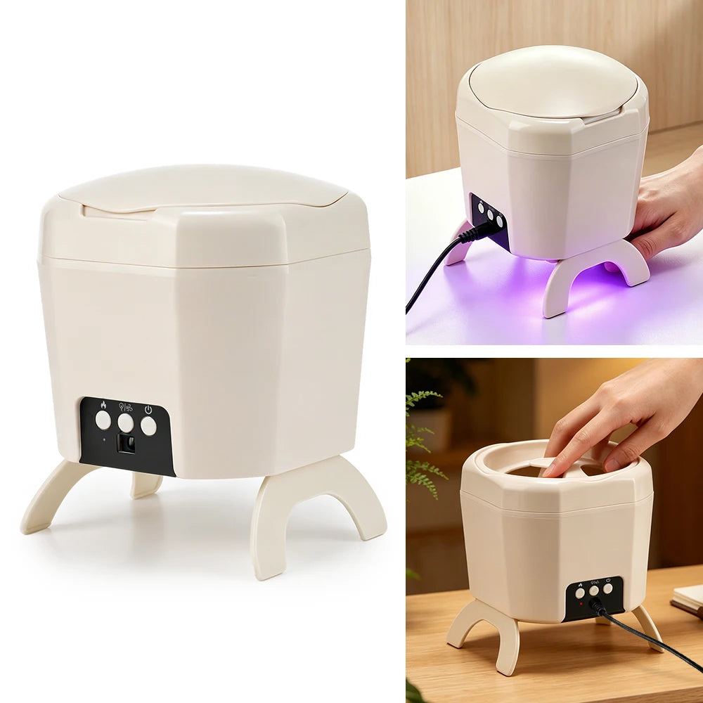 2 in 1 Nail Dryer and Electric Gel Polish Remover Manicure Bowl