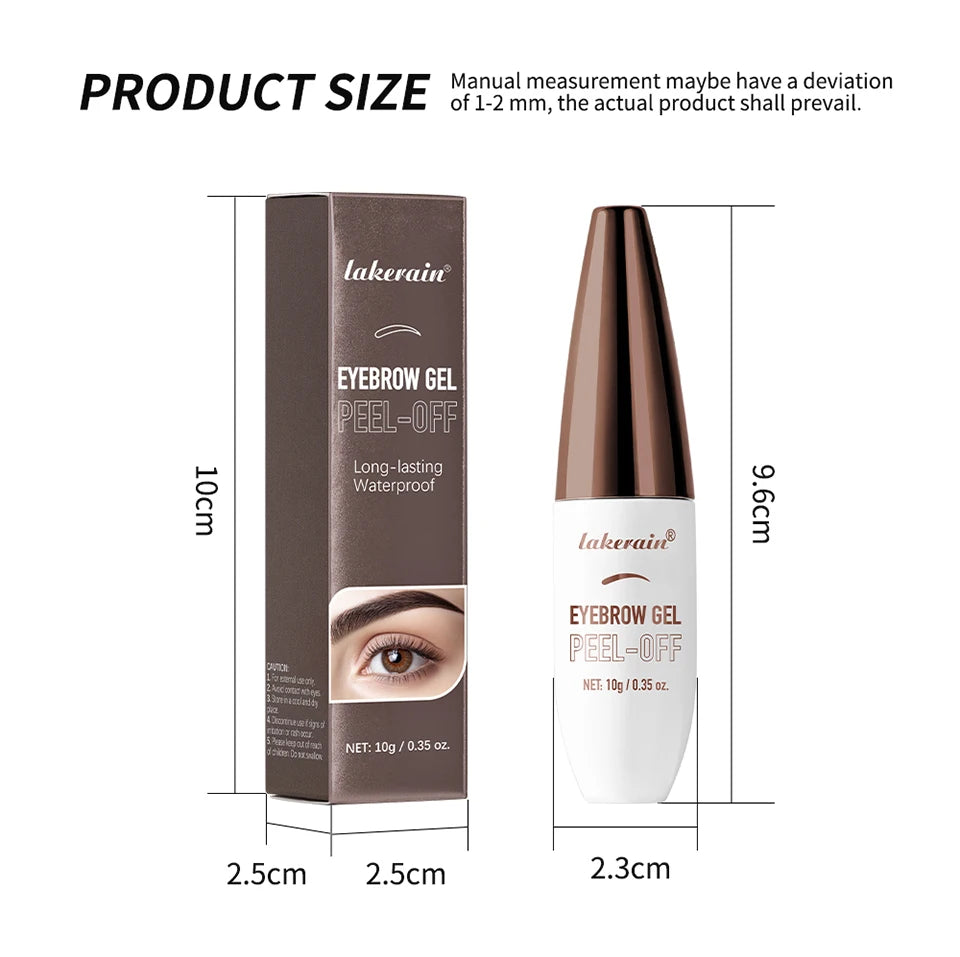 Peel Off Eyebrow Gel Waterproof Brow Tint Tattoo Cream